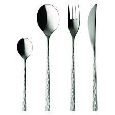 Fuse Martelé Cuillère de table - 12 pcs